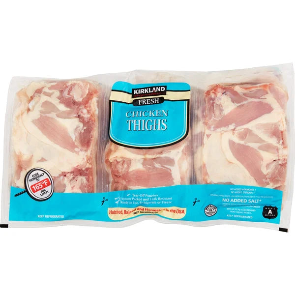 Kirkland Signature Fresh Chicken Thighs, 6 Count, ($1.49/lb)