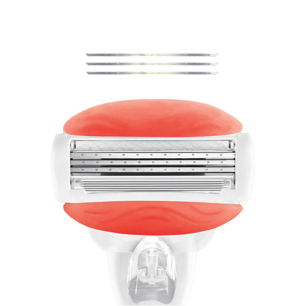 Gillette Venus Comfort Glide Sunny Citrus, 1 Razor + 12 Cartridges Gel
