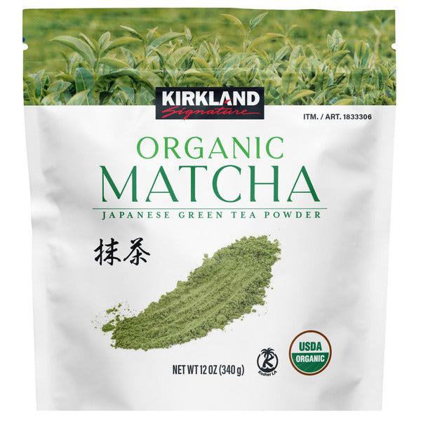 Kirkland Signature Organic Matcha Green Tea Powder, 12 oz