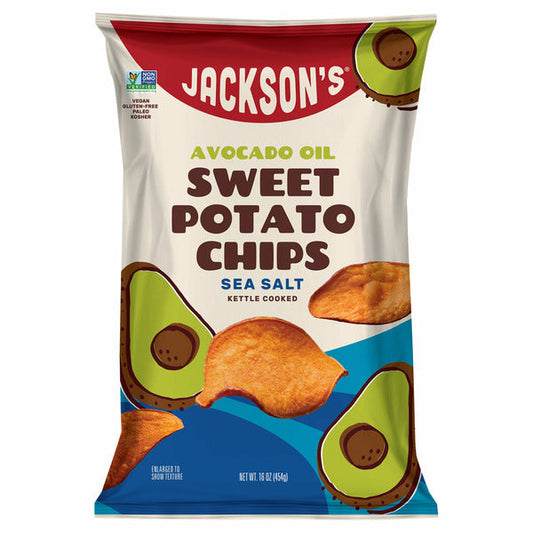 Jackson's Kettle Cooked Sweet Potato Chips, 16 oz