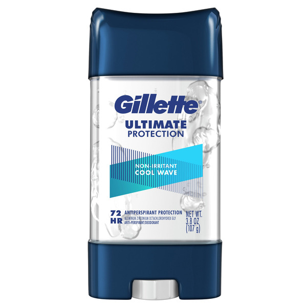 Gillette Ultimate Protection 6-in-1 Antiperspirant, 3.8 oz, 5-pack