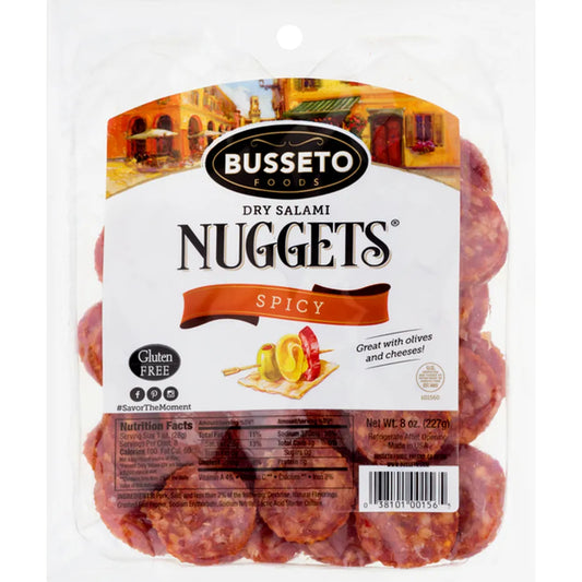 Busseto Spicy Salami Nuggets 8oz