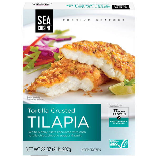 Sea Cuisine Tortilla Crusted Tilapia, 2 lbs
