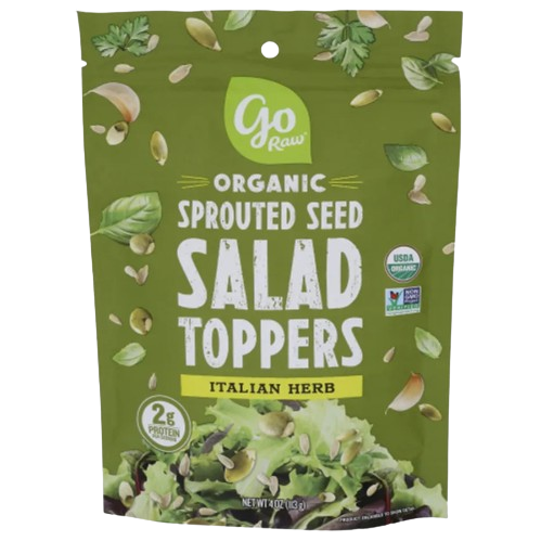 Go Raw Organic Sprouted Seed Salad Toppers Italian Herb, 4oz