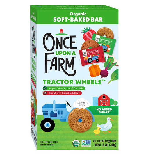 Once Upon a Farm Organic Tractor Wheels, .67 oz, 20-count