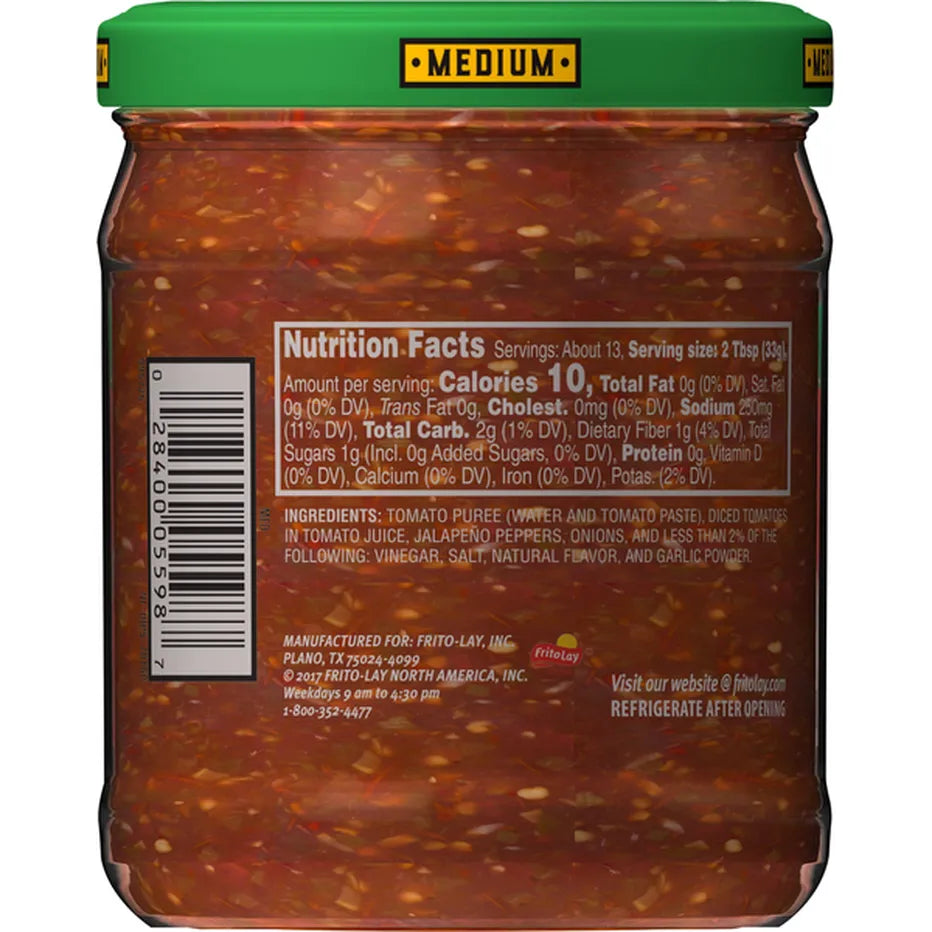 Tostitos Chunky Salsa Medium 15.5 oz