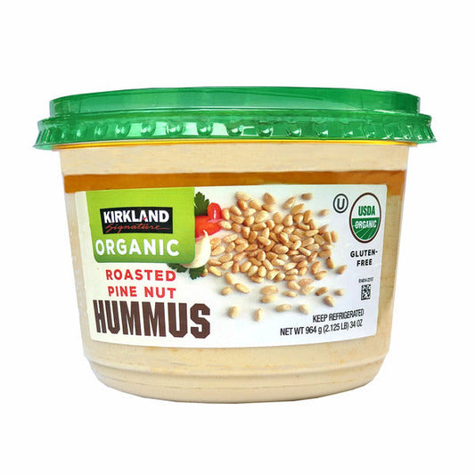 Kirkland Signature Organic Roasted Pine Nut Hummus, 34 oz
