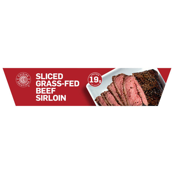 Cuisine Solutions Sliced Grass-Fed Beef Sirloin, ($13.99/lb)