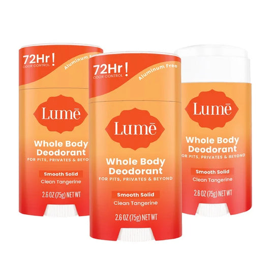 Lume Whole Body Deodorant, 2.6 oz, 3 Pack