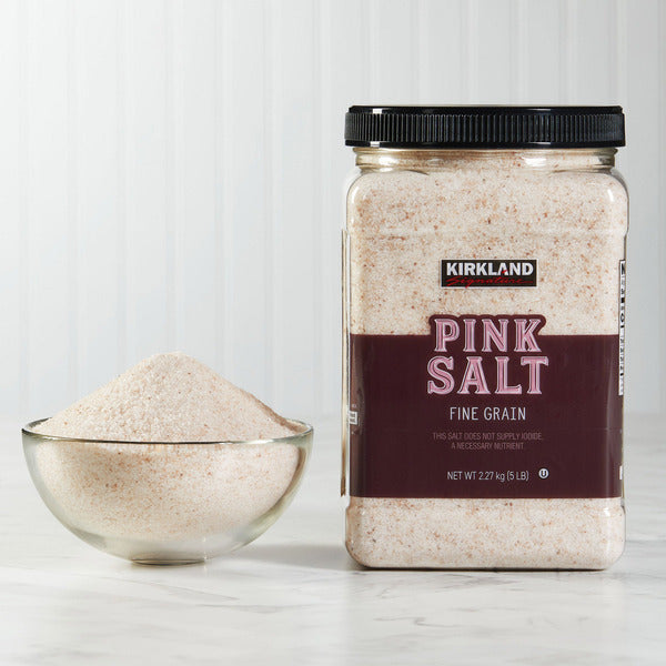 Kirkland Signature, Pink Salt, Fine Grain, 5 lbs