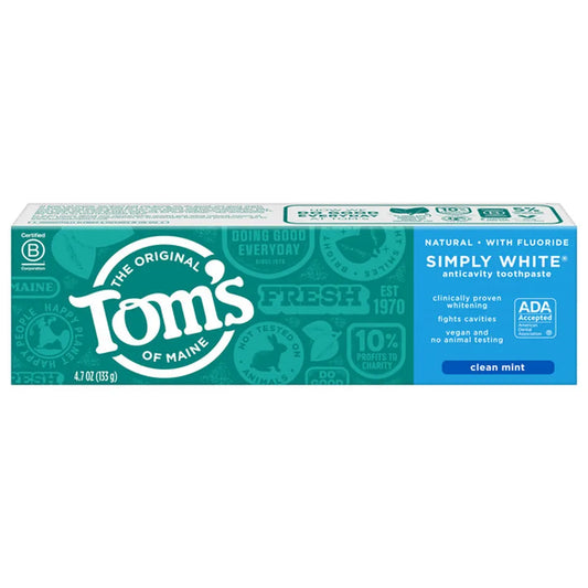 Tom's of Maine Natural Fluoride Toothpaste, Clean Mint