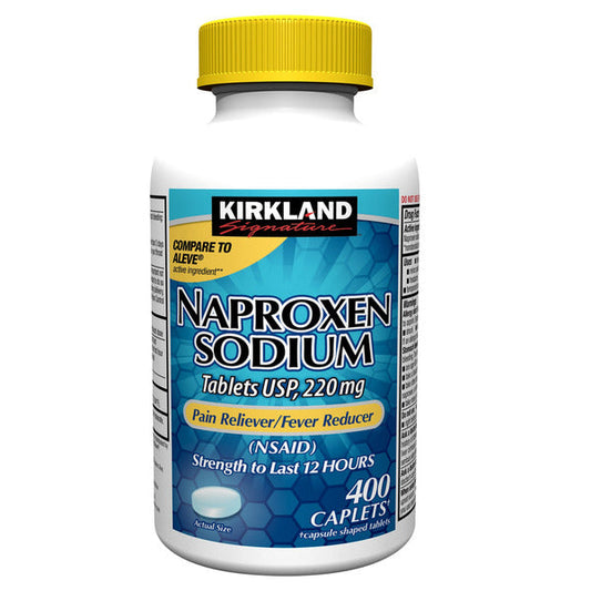 Kirkland Signature Naproxen Sodium, 220 mg, 400 Caplets