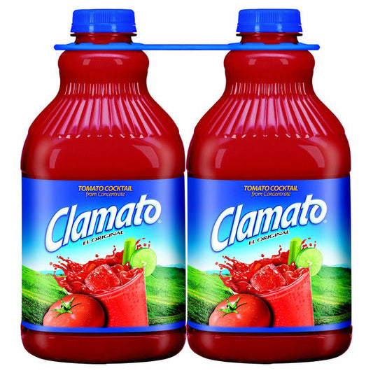Clamato, Tomato Cocktail, Original, 64 fl oz, 2-Count