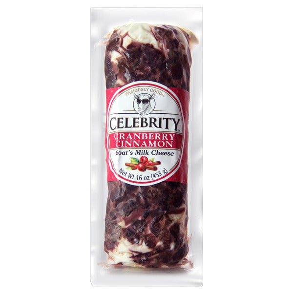 Celebrity Goat's Milk Cheese, Cranberry Cinnamon, 16 oz
