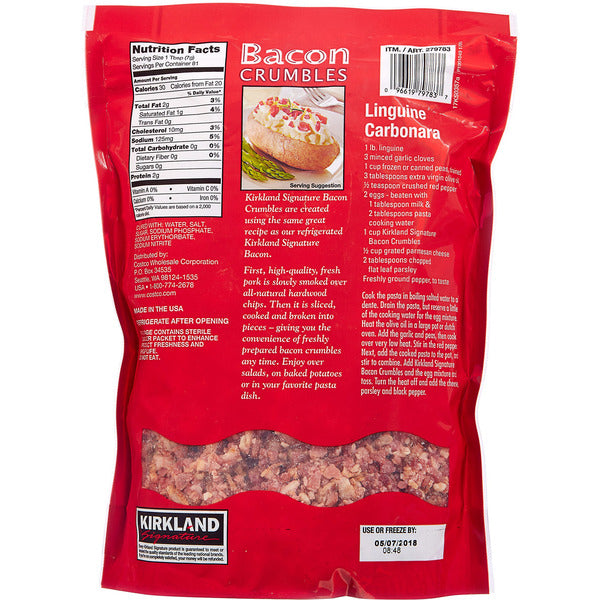 Kirkland Signature, Bacon Crumbles, 20 oz