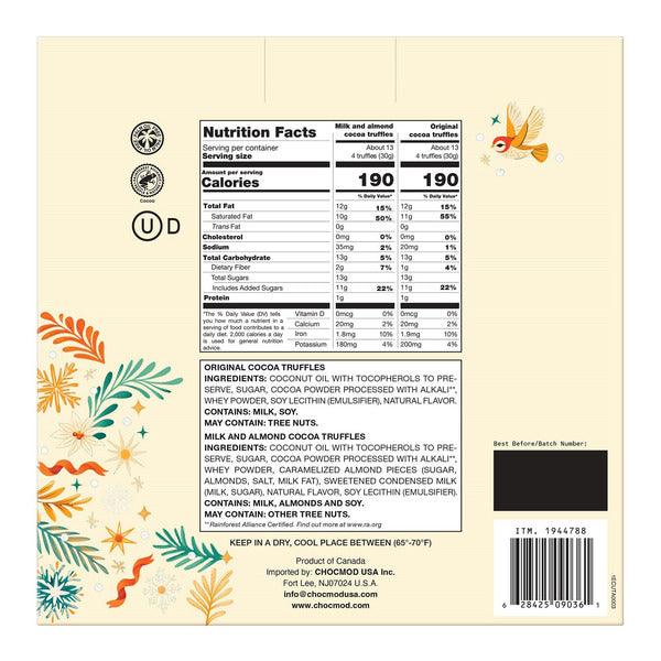 Truffettes De France Cocoa Truffles, 7 oz, 4-count