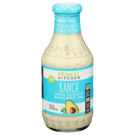 Primal Kitchen Ranch Dressing Made with Avocado Oil, 16 oz