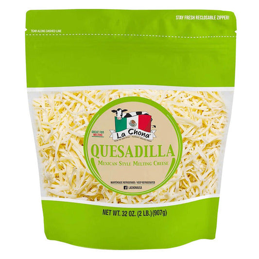 La Chona Quesadilla Shredded Cheese, 32 oz
