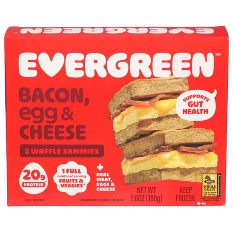 EVERGREEN - Bacon, Egg & Cheese Waffle Sammies