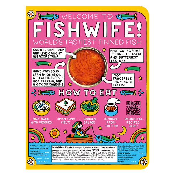 Fishwife Tuna in Spicy Olive Oil, 3.2 oz, 3-count
