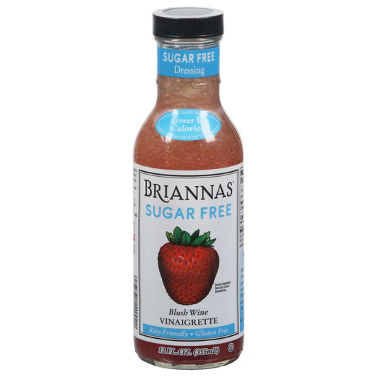 Briannas Sugar Free Blush Wine Vinaigrette 12oz