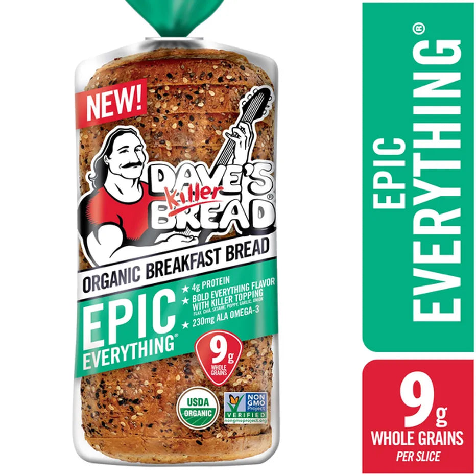 Dave's Killer Bread EPIC EVERYTHING  BREAKFAST BREAD