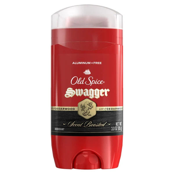 Old Spice Swagger Scent Boosted Aluminum Free Deodorant, 3 oz, 4 Count