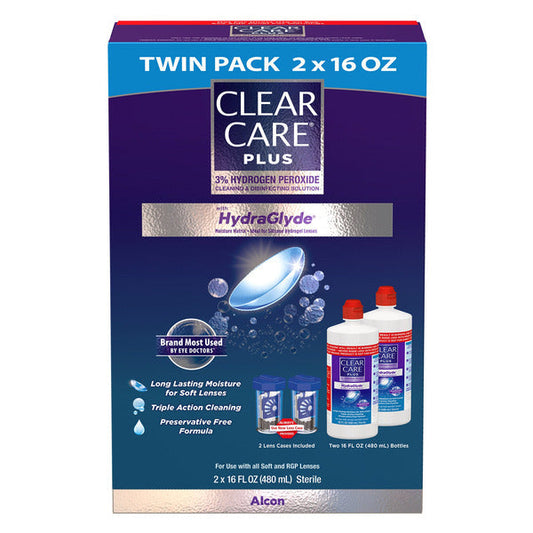 Clear Care Plus Cleaning & Disinfecting Solution, 32 Fluid Ounces