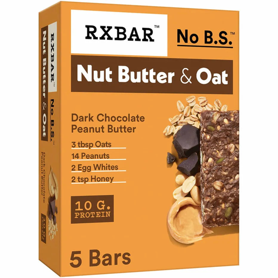 Rxbar Nut Butter & Oat Protein Bars 5 Pack