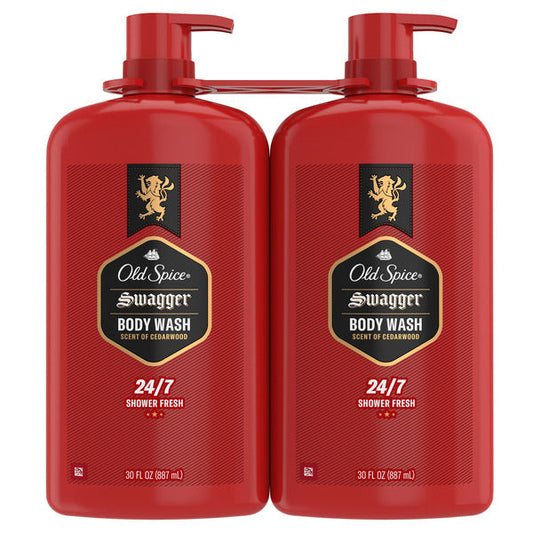 Old Spice Swagger Body Wash, 30 fl oz, 2 Count