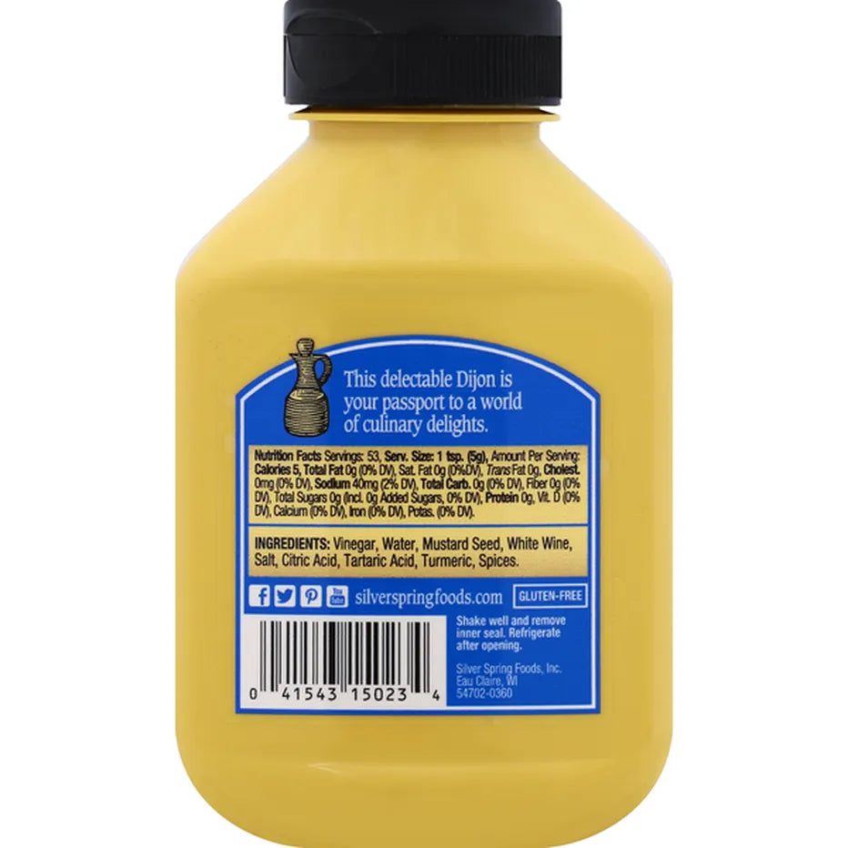 Silver Springs, Dijon Mustard9.5 oz.