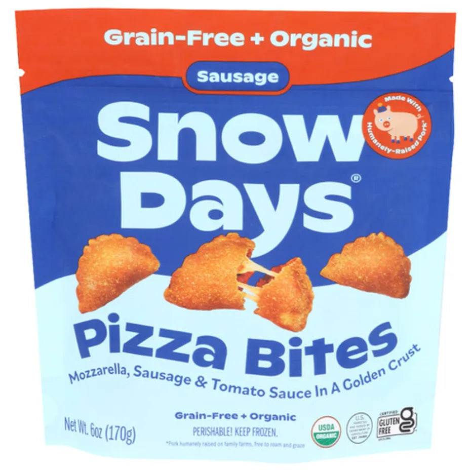 Snow Days Organic Sausage Pizza Bites