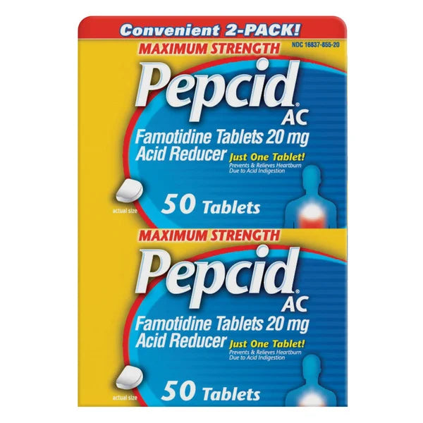 Pepcid AC Maximum Strength 20 mg, 100 Tablets