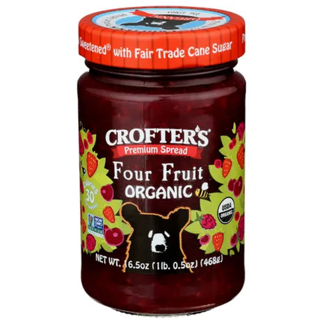 Crofter's Organic Four Fruit Spread, 16.5 oz