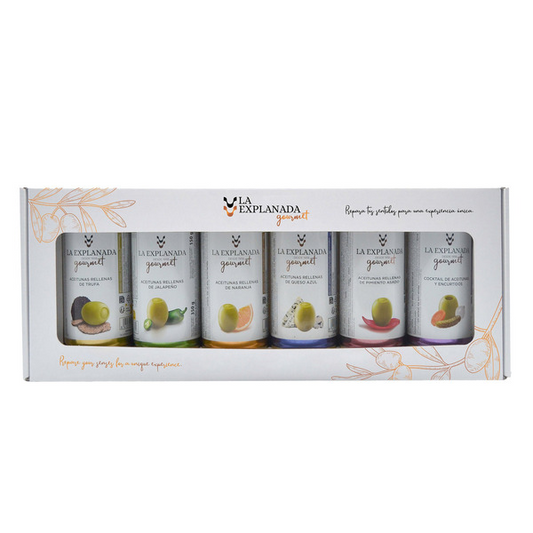 La Explanada Assorted Olives, 32 oz, 6-count