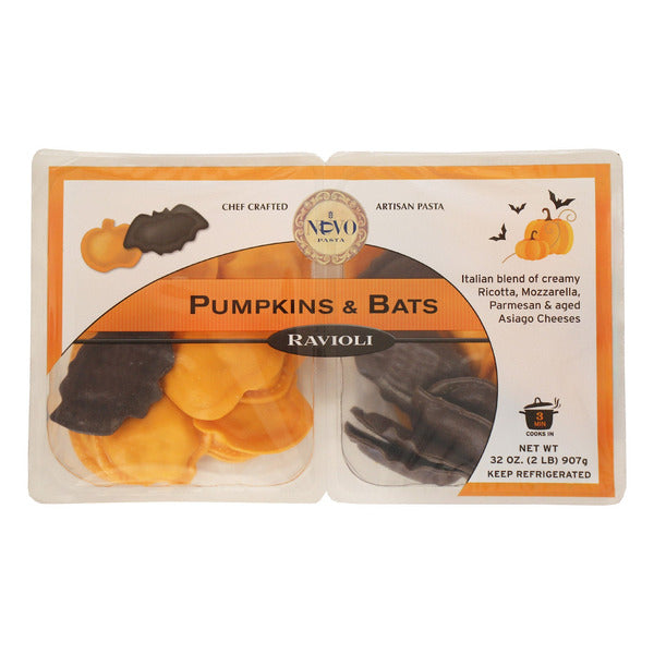 Nuovo Pasta Pumpkin & Bats Ravioli, 16 oz, 2-count
