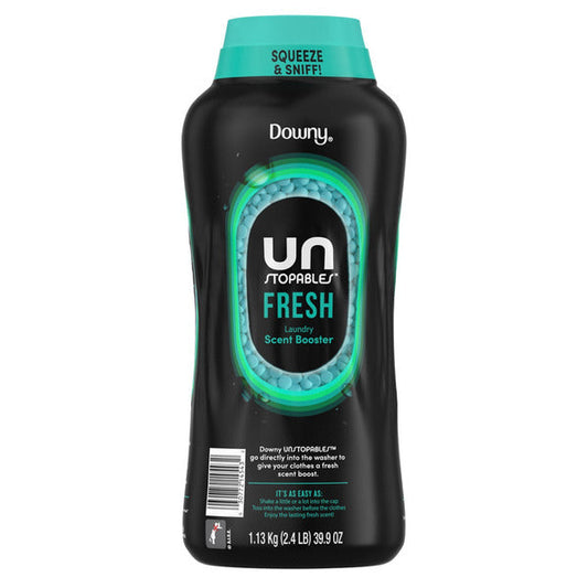 Downy Unstopables In-wash Scent Booster Beads, Fresh, 39.9 oz