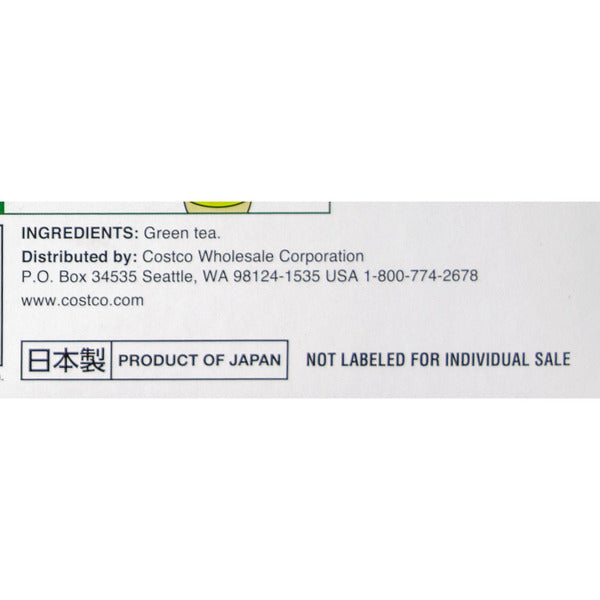 Kirkland Signature Green Tea Bags, 1.5 g, 100-count