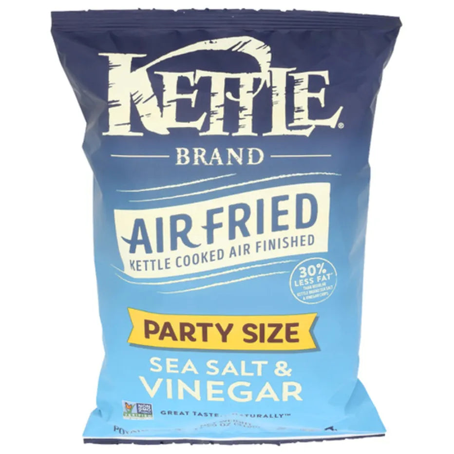 Kettle Sea Salt & Vinegar Air Fried Potato Chips 13 oz