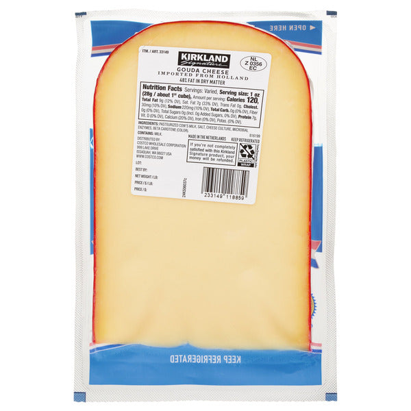 Kirkland Signature Gouda Cheese ($5.49 / lb)