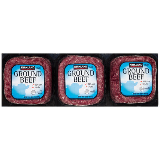Kirkland Signature Ground Beef, 3.99 lbs, 3-count