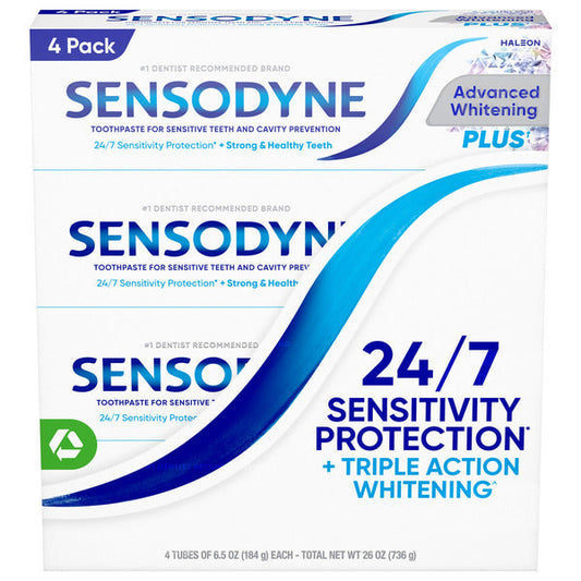 Sensodyne Advanced Whitening Toothpaste 4/6.5oz