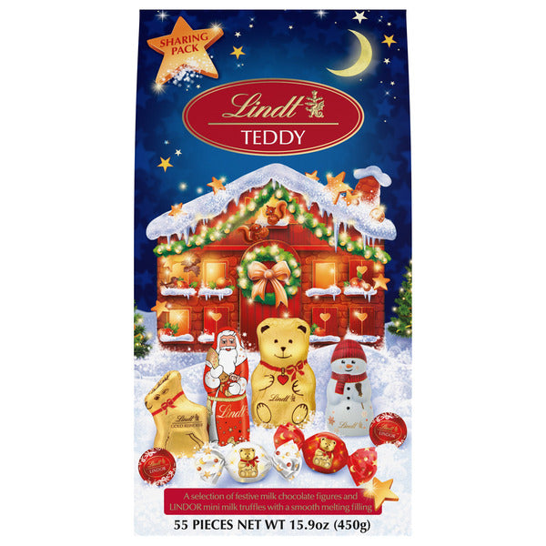 Lindt Lindor Holiday Share Pack, 55-count