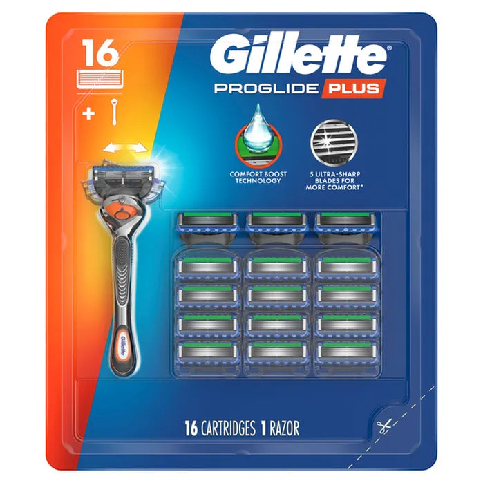 Gillette Proglide 5 Plus Razor Cartridge Refills (Bonus Handle)