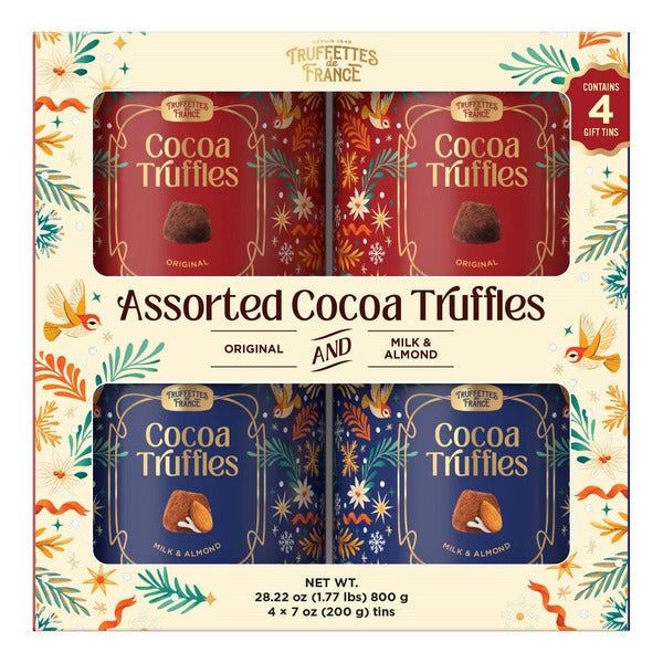 Truffettes De France Cocoa Truffles, 7 oz, 4-count