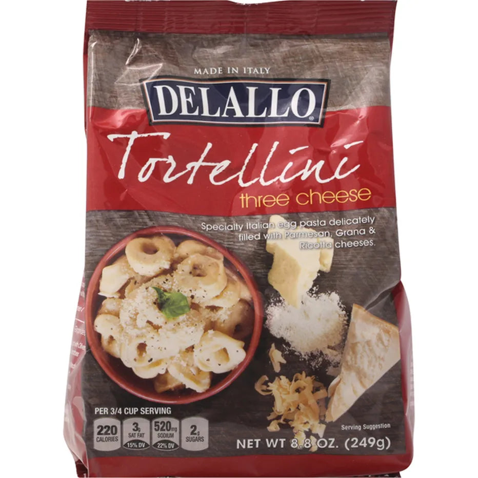 DeLallo Tortellini 3 Cheese Filled Pasta