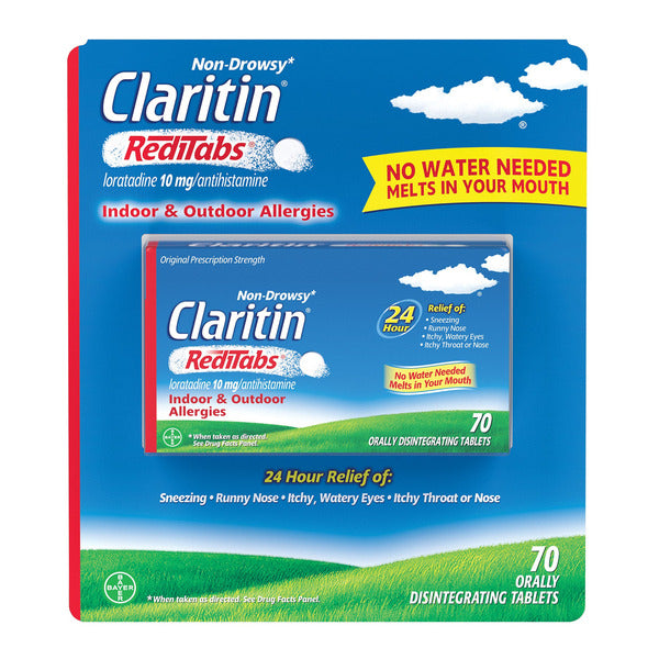 Claritin RediTabs 10 mg 24 Hour Non-Drowsy, 70 Disintegrating Tablets