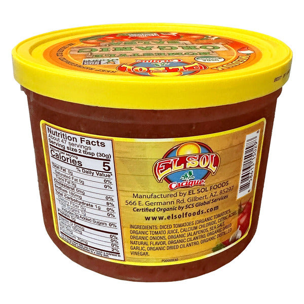 Cacique El Sol Organic Homestyle Medium Salsa, 50 oz