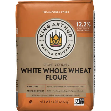King Arthur Flour White Whole Wheat Flour, 5 lb