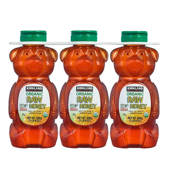 Kirkland Signature Organic Raw Honey, 24 oz, 3-count